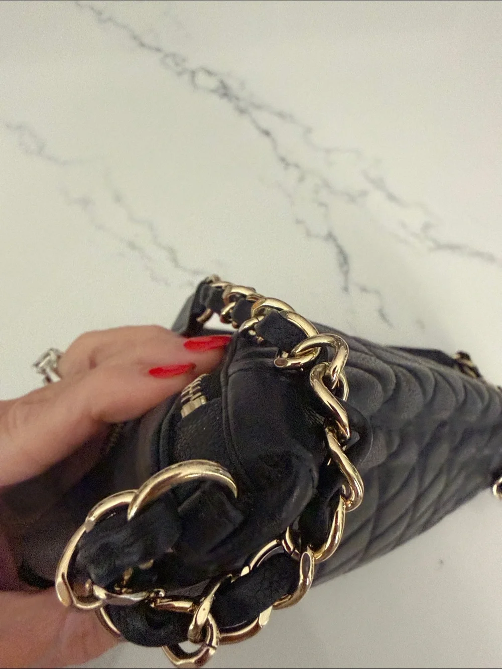 Chanel business Affinity caviar leather waist bag/ crossbody/ shoulder bag